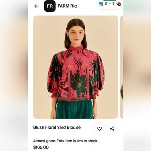 Farm Rio floral top